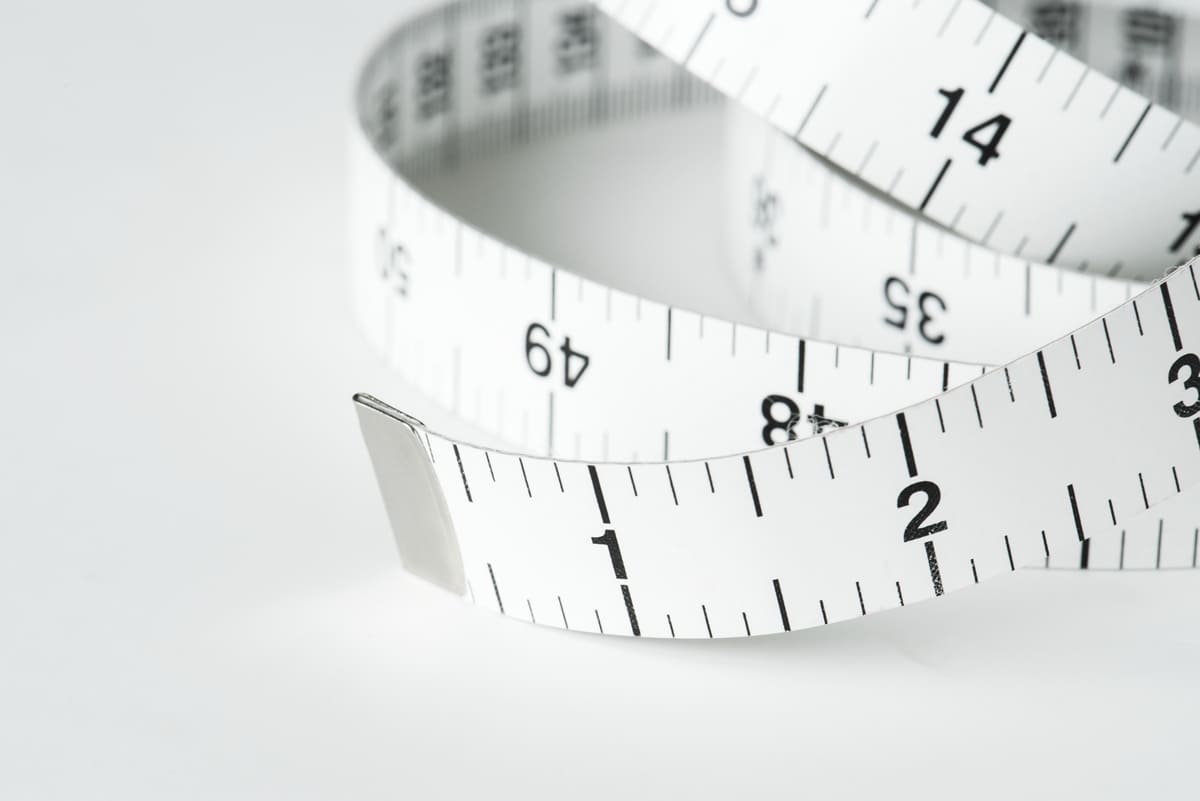 Krajčírsky meter na meranie penisu